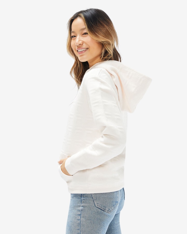 Unisex Echo Hood Coconut Cream Fila