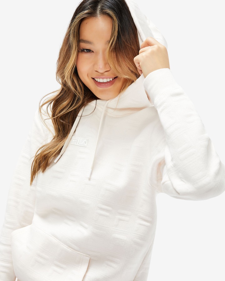 Unisex Echo Hood Coconut Cream Fila