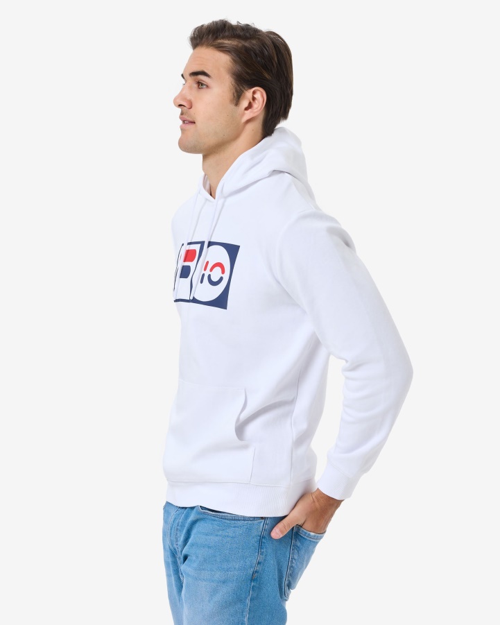 White Fila Unisex Anniversary Hood