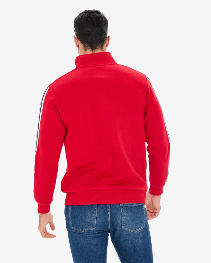 Fila Men's Aemero Qtr Zip Red