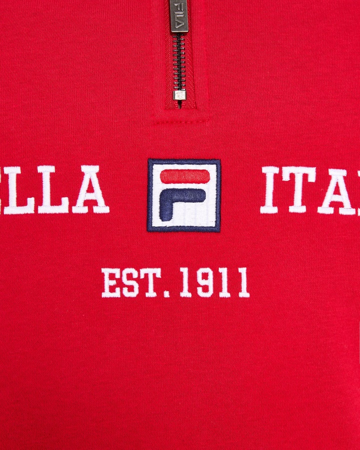 Fila Men's Aemero Qtr Zip Red