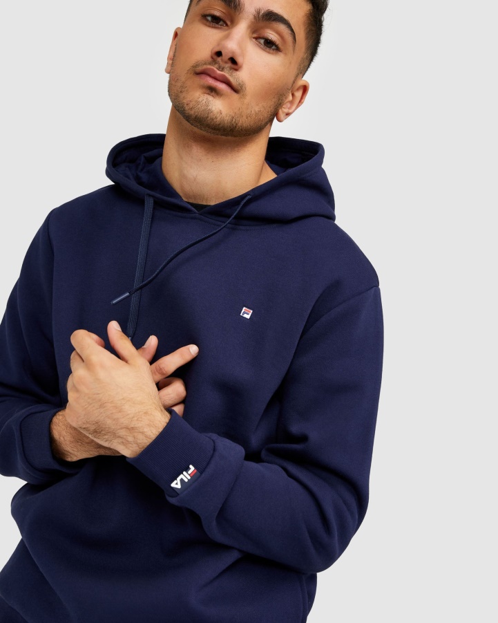 Unisex Badge 2.0 Hood Fila New Navy