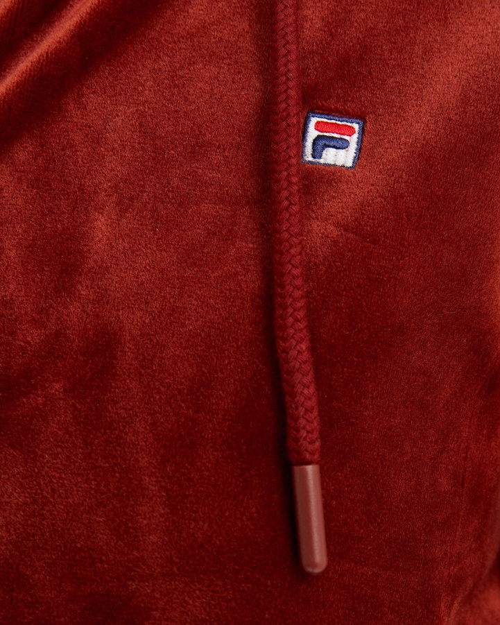 Brick Fila Unisex Dallas Qtr Zip
