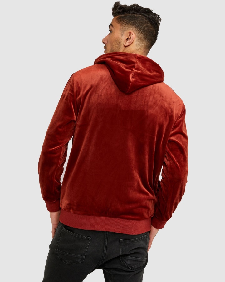 Brick Fila Unisex Dallas Qtr Zip