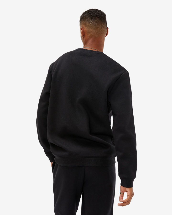 Black Fila Unisex Monaco Crew