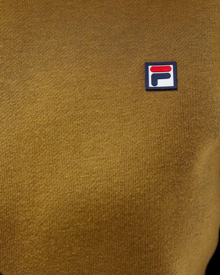 Black Fila Unisex Monaco Crew