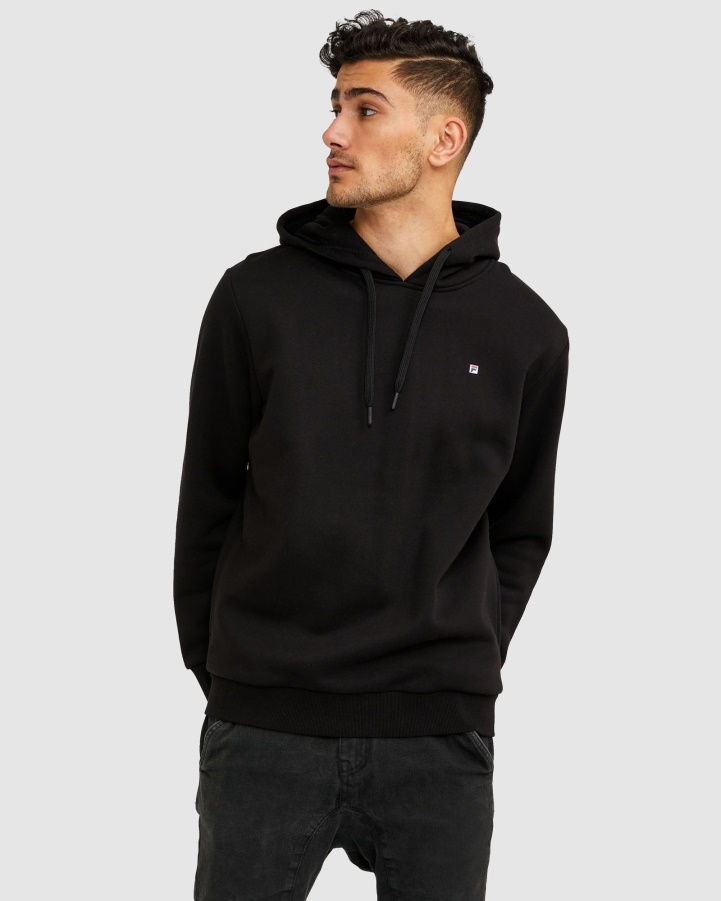 Fila Black Unisex Badge 2.0 Hood