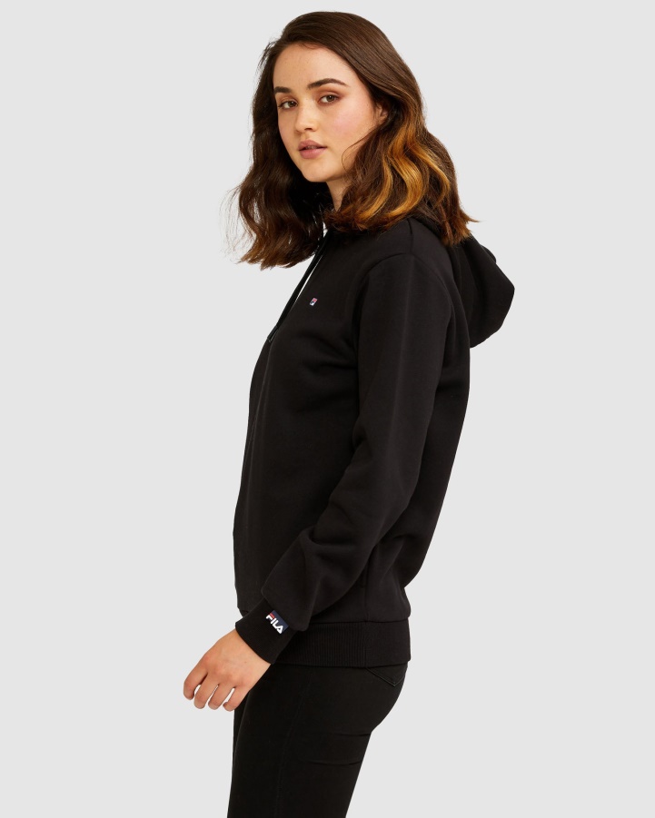 Fila Black Unisex Badge 2.0 Hood