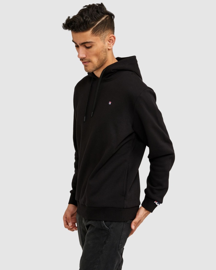 Fila Black Unisex Badge 2.0 Hood