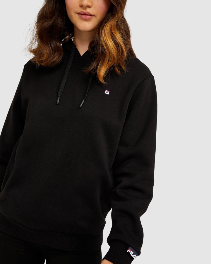Fila Black Unisex Badge 2.0 Hood