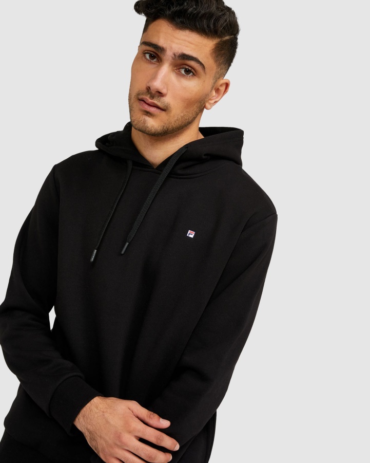 Fila Black Unisex Badge 2.0 Hood