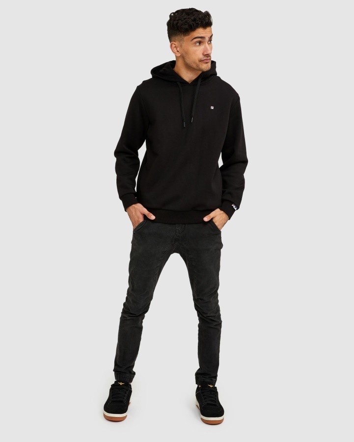 Fila Black Unisex Badge 2.0 Hood