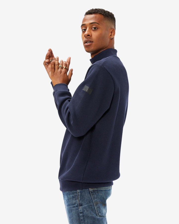 Men's Badge 2.0 Qtr Zip New Navy Fila