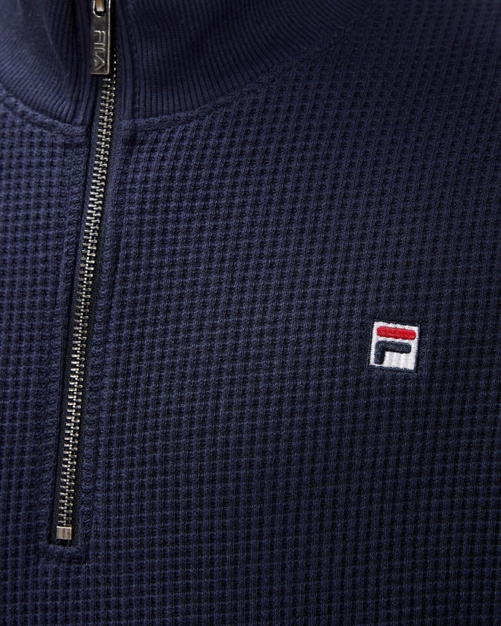 Men's Badge 2.0 Qtr Zip New Navy Fila