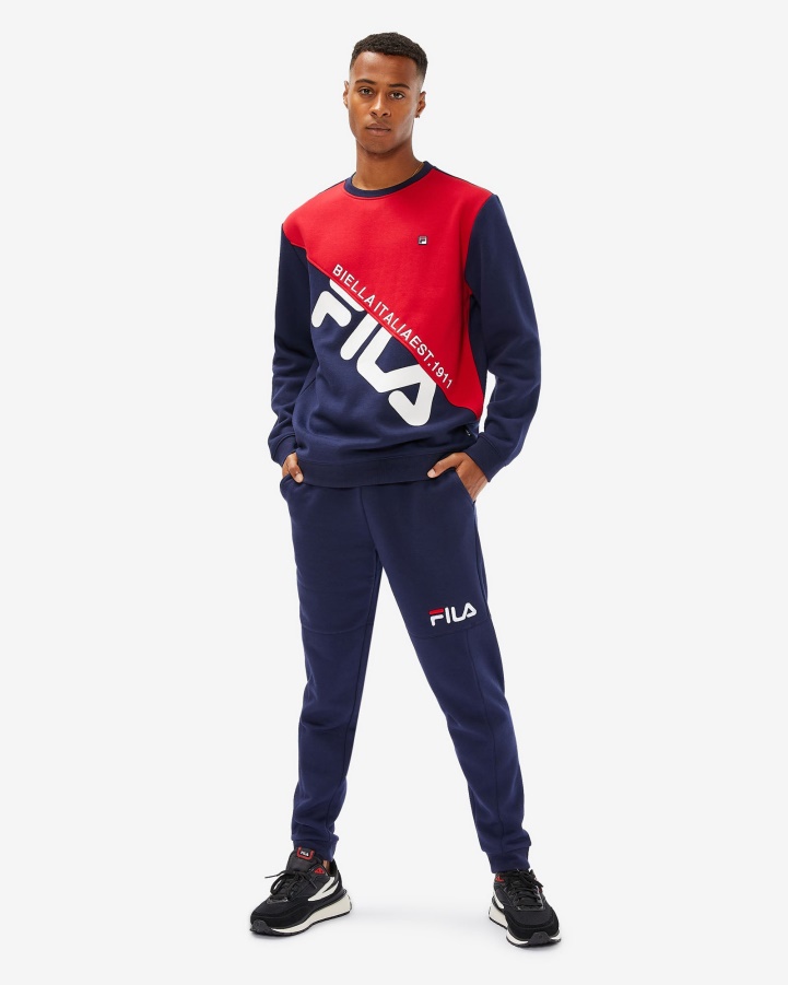 Fila Unisex Monaco Crew New Navy