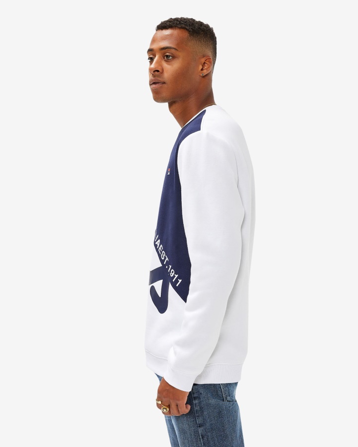 White Fila Unisex Monaco Crew
