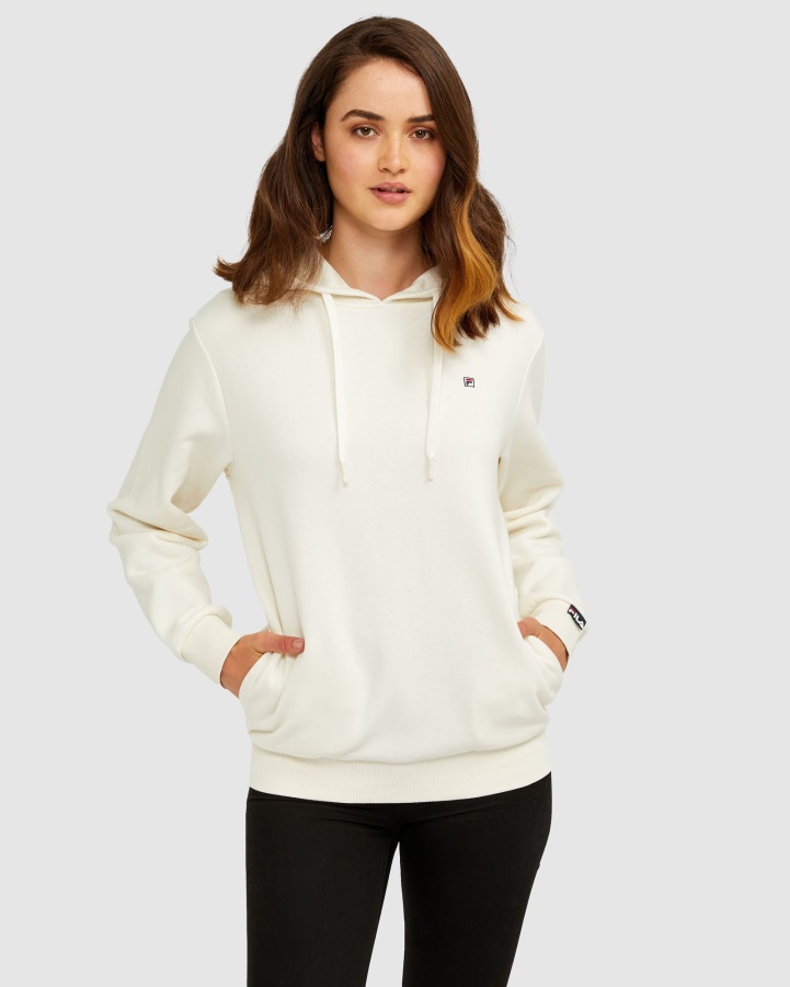 Fila White Assylum Unisex Badge 2.0 Hood