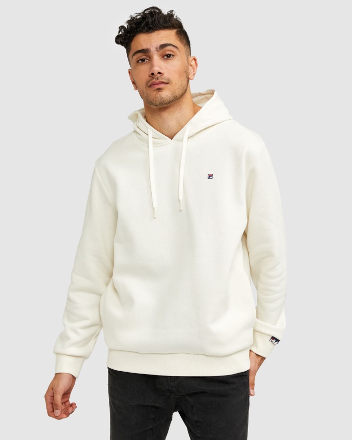 Fila White Assylum Unisex Badge 2.0 Hood