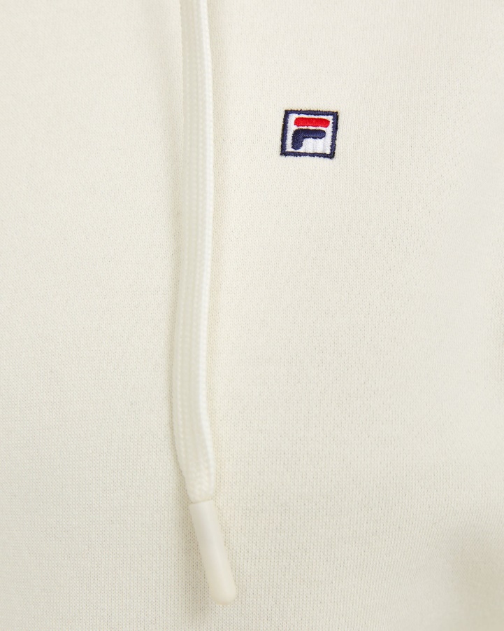 Fila White Assylum Unisex Badge 2.0 Hood