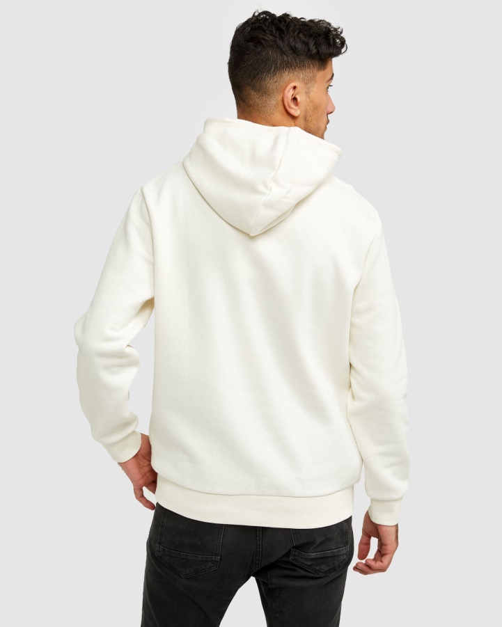 Fila White Assylum Unisex Badge 2.0 Hood