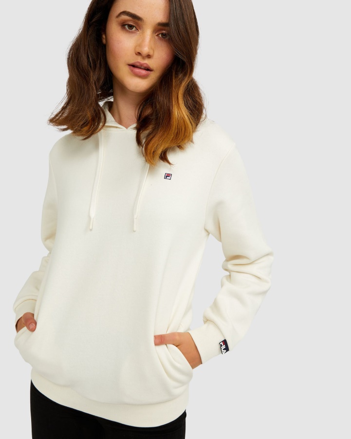 Fila White Assylum Unisex Badge 2.0 Hood