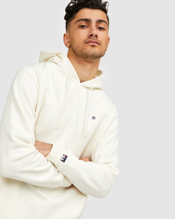 Fila White Assylum Unisex Badge 2.0 Hood