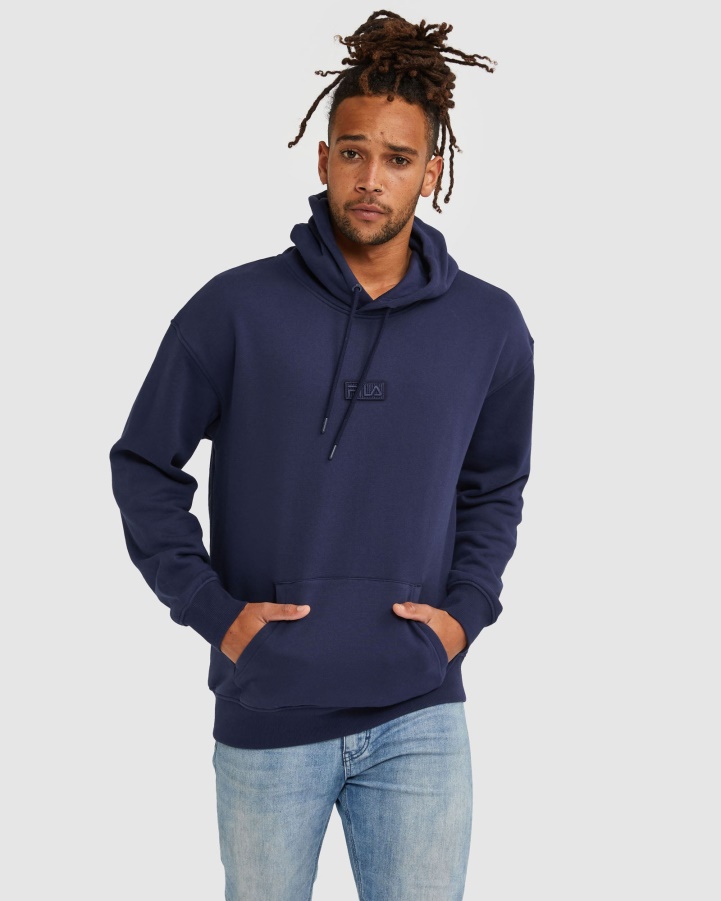 Unisex Urban Classics 2.Zero Hood New Navy Fila