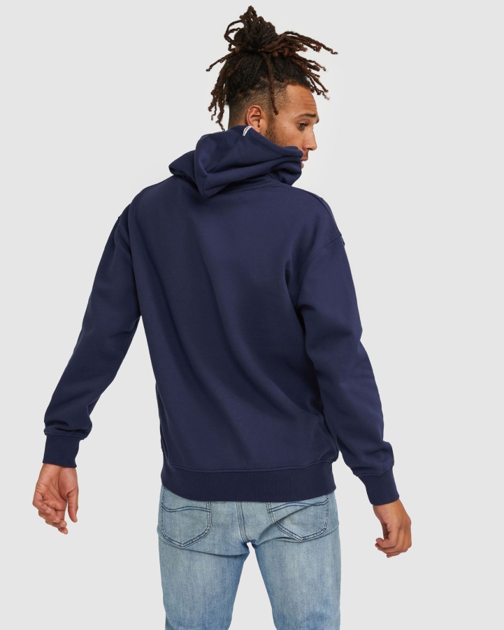 Unisex Urban Classics 2.Zero Hood New Navy Fila