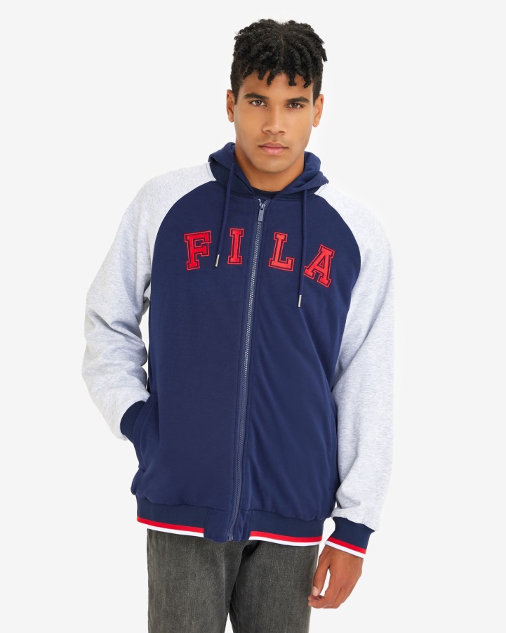 Fila Men's Luis Jacket New Navy