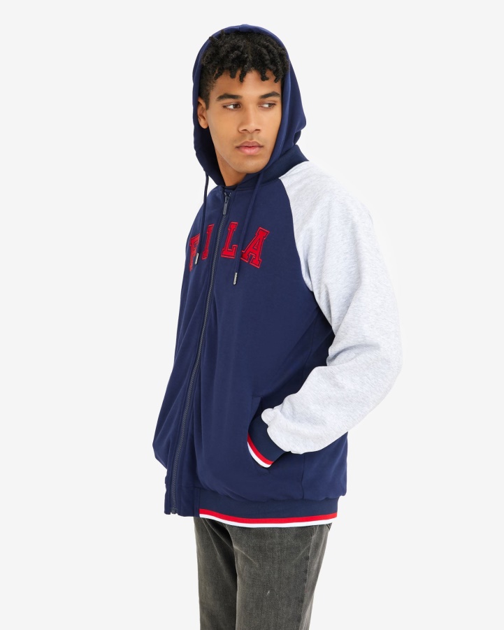 Fila Men's Luis Jacket New Navy
