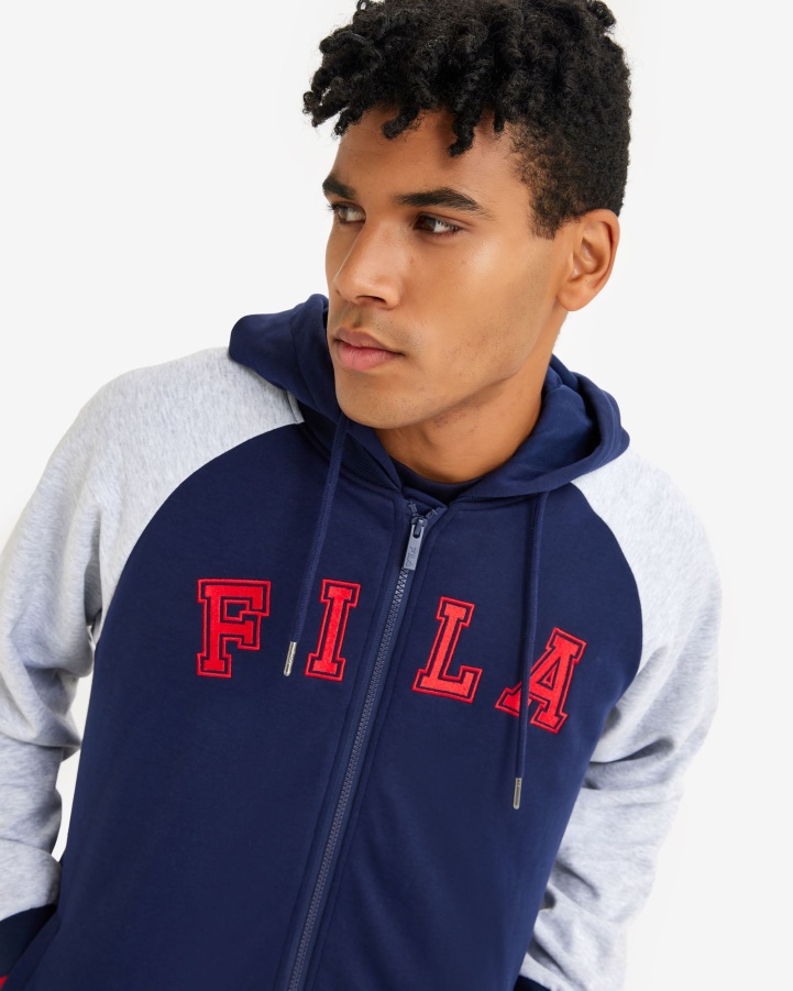 Fila Men's Luis Jacket New Navy