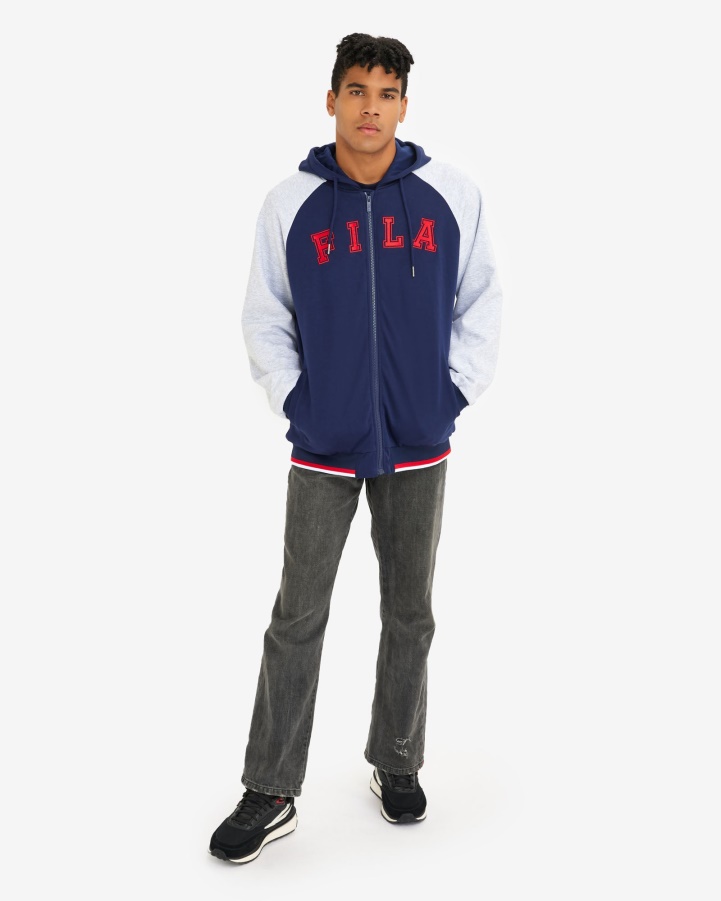 Fila Men's Luis Jacket New Navy