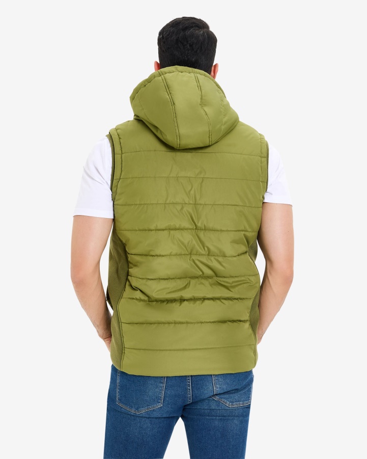 Fila Olive Men's Julio Puff Vest