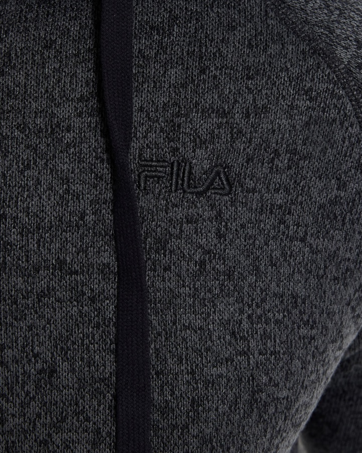 Unisex Romano Zip Jacket Black Marle Fila