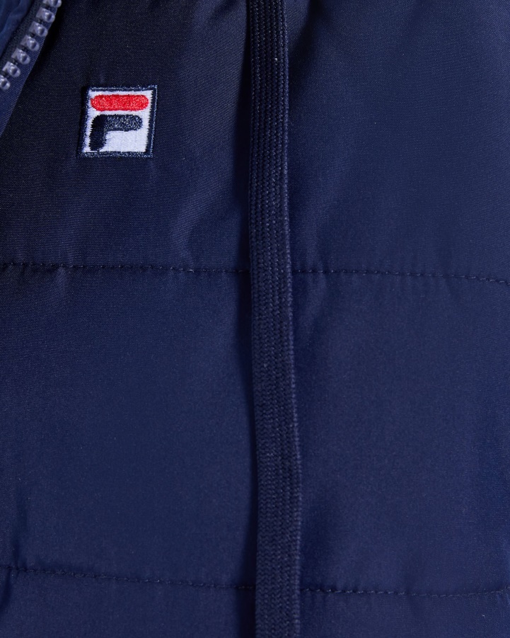 New Navy Men's Julio Puff Vest Fila