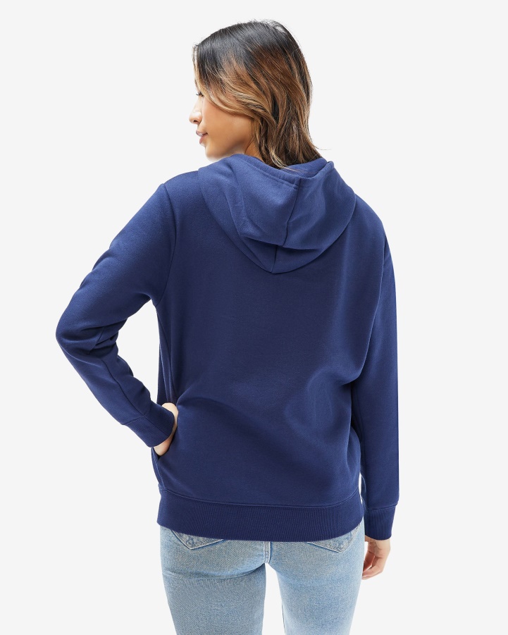 Fila Unisex Badge 2.0 Zip Hood New Navy