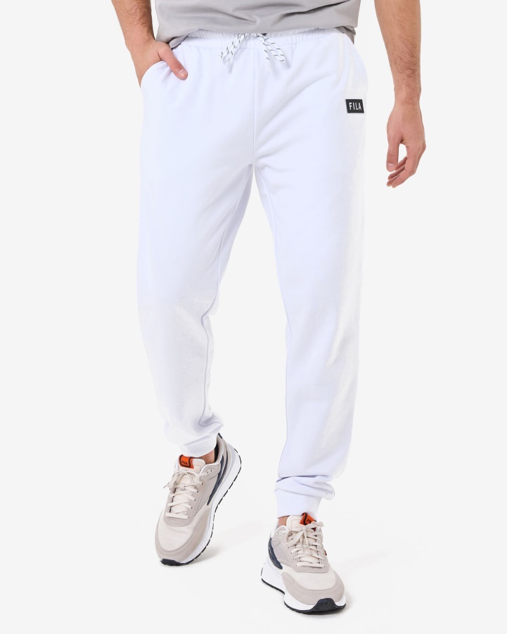Fila White Unisex Arlo Trackpant