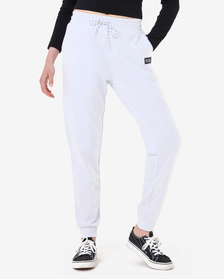 Fila White Unisex Arlo Trackpant