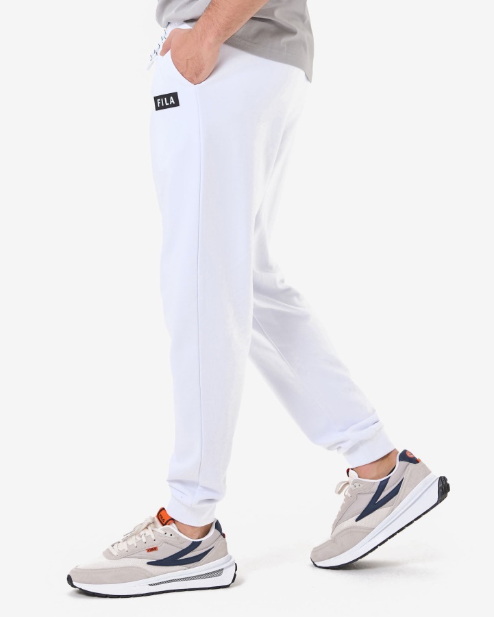 Fila White Unisex Arlo Trackpant