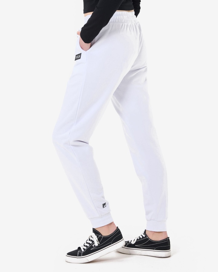 Fila White Unisex Arlo Trackpant