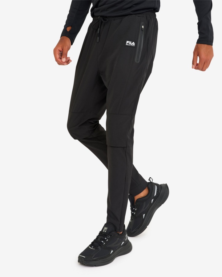 Black Men's Luca Running Pant Fila