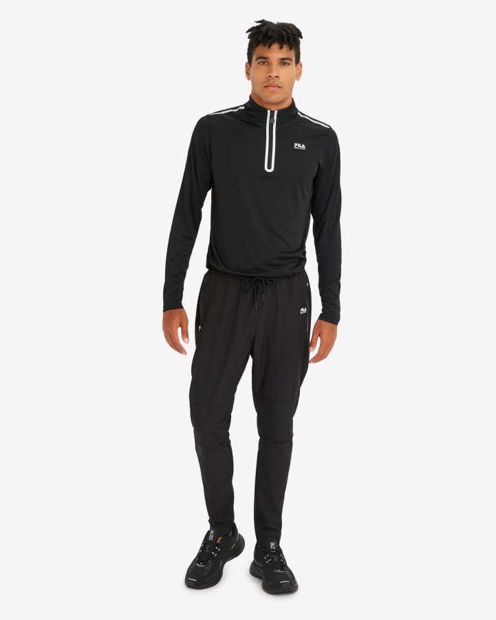 Black Men's Luca Running Pant Fila