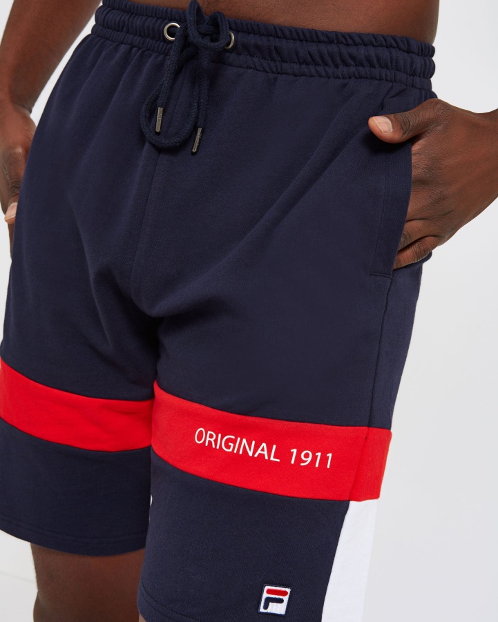 New Navy Fila Unisex Verona Short