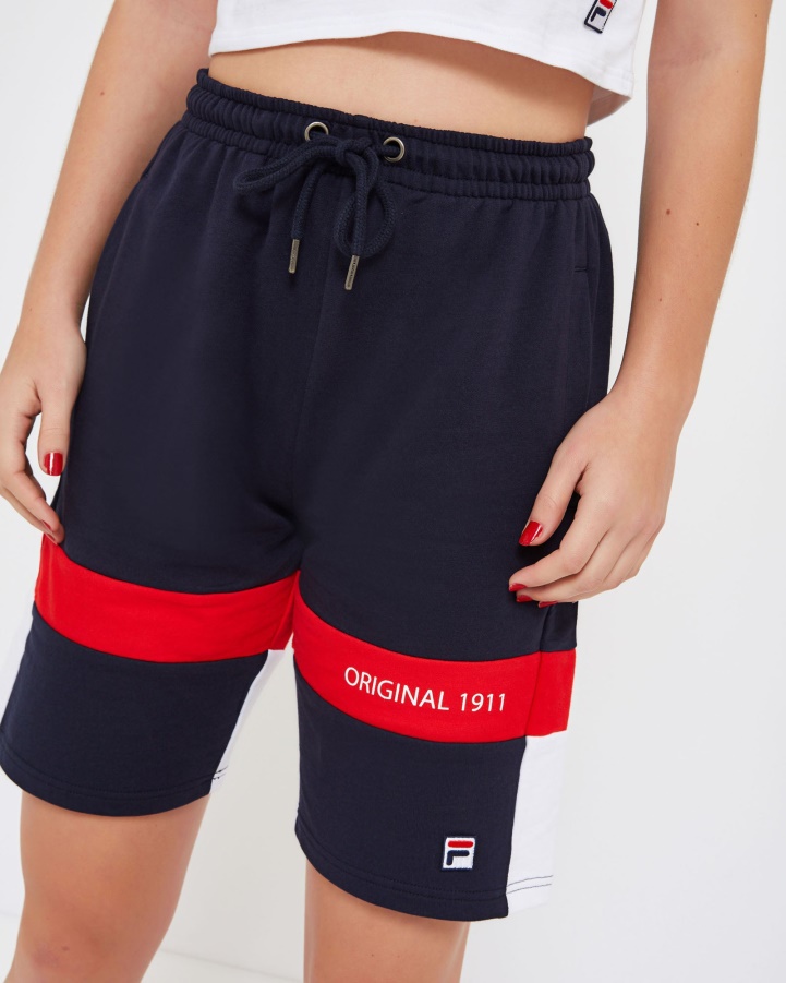 New Navy Fila Unisex Verona Short