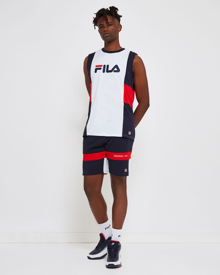New Navy Fila Unisex Verona Short