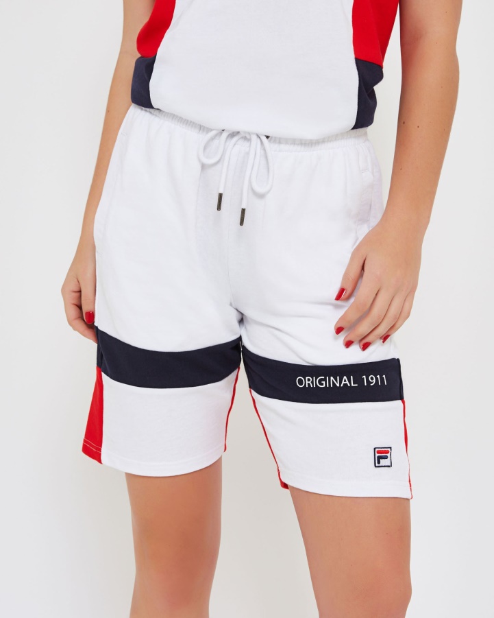 Fila White Unisex Verona Short