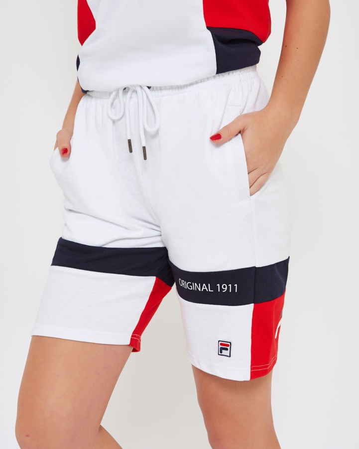 Fila White Unisex Verona Short