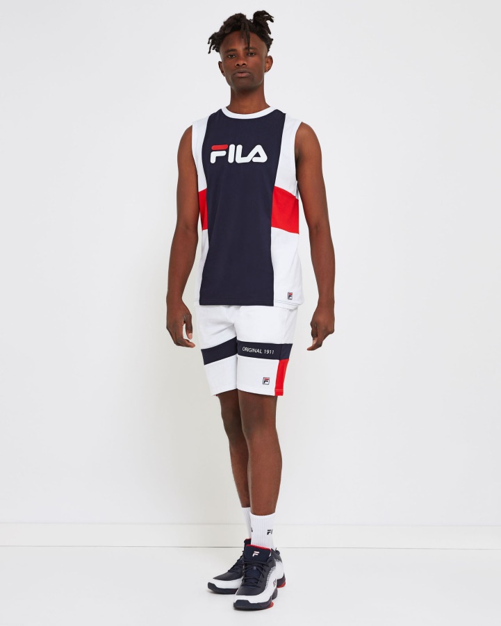 Fila White Unisex Verona Short