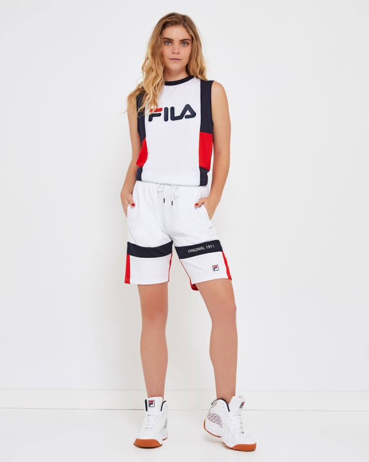Fila White Unisex Verona Short