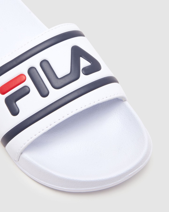Fila White FILA SLIDE